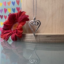 Handcrafted Scottish jewellery - Viking Heart pendant