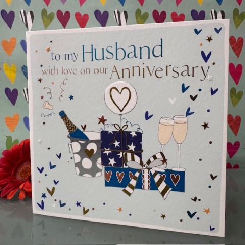 Wedding anniversary card Husband - To my Husband with love on our anniversary Wedding anniversary card Husband - To my Husband with love on our anniversary