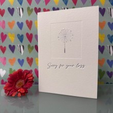 Sympathy card - Sorry for your loss