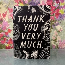 Thank you card - Thank you very much.