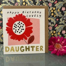 Birthday card Daughter - Happy birthday lovely daughter
