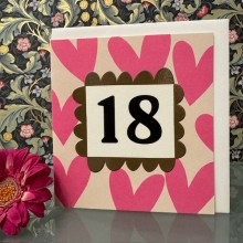 Birthday card 18 - 18