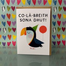 Birthday card - Gaelic Co-la-breith sona dhut!