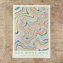 Topography Map Print Ben More (Mull) - Made in Scotland