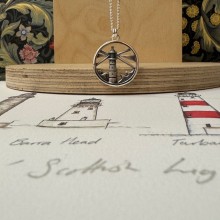 Handcrafted Scottish jewellery - Scottish Lighthouse pendant